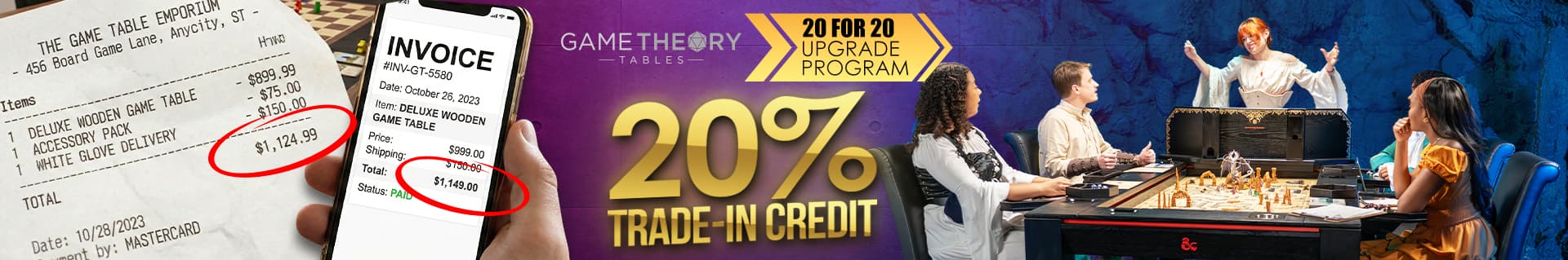Game Theory Tables Trade-In Program