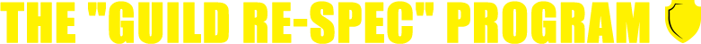 THE 'GUILD RE-SPEC' PROGRAM