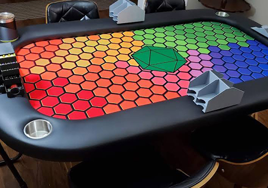 Helmsley Game Table Setup by James Zmuda